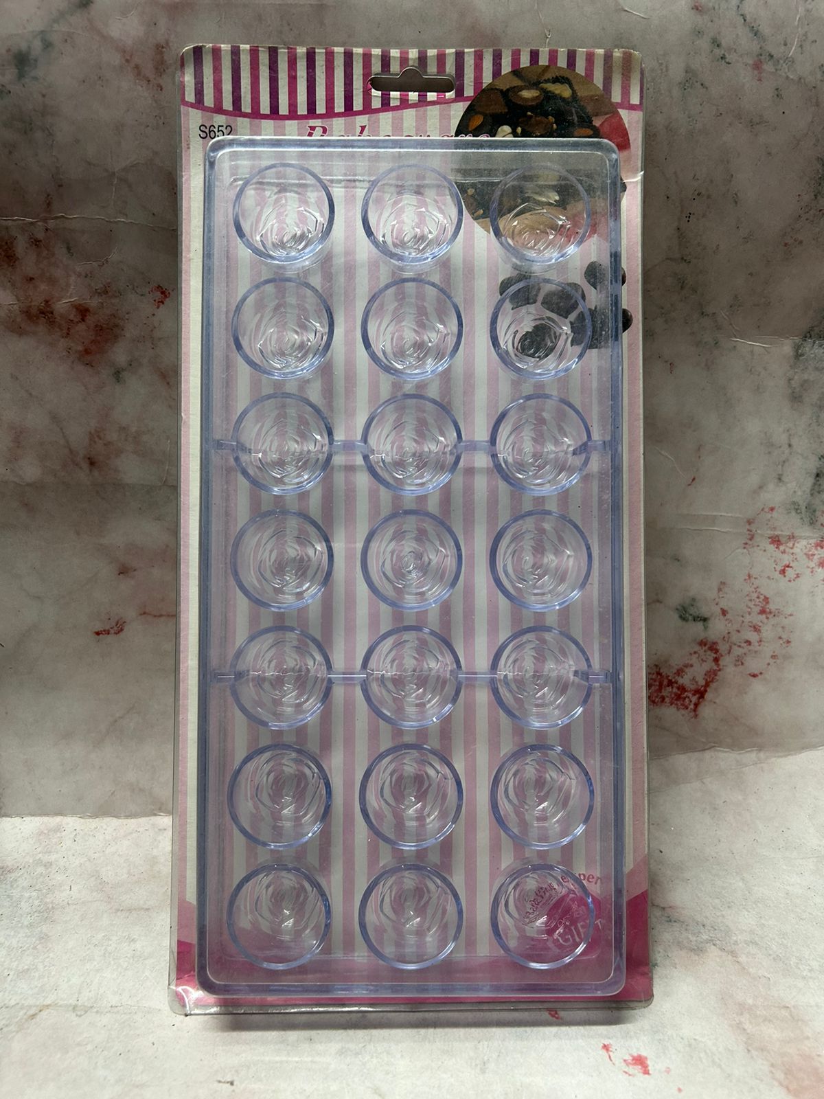 PolyCarbonate Chocolate Mould Rose design