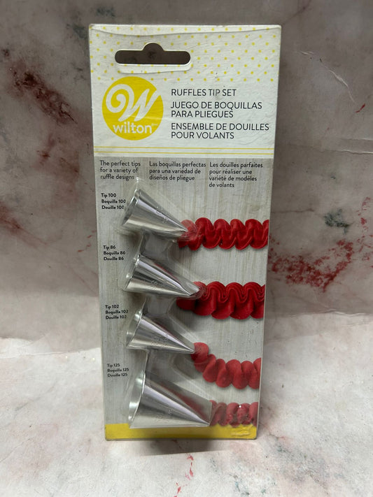 Wilton Nozzle Set Ruffles Tip Set