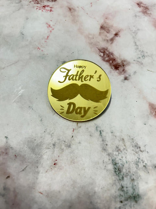 Happy Fathers Day Coin 15(Pack of 5pcs)