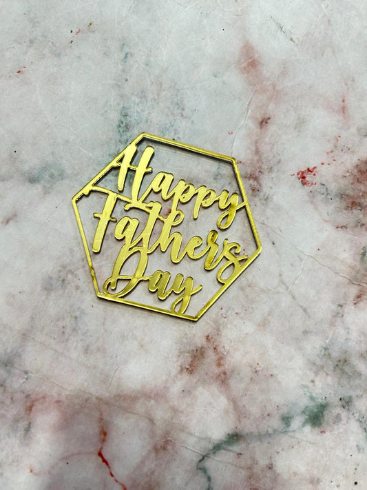 Happy Fathers Day Cutout Topper 5(Pack of 5pcs)