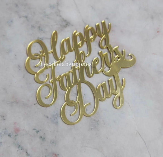 Happy Fathers Day Dad Cutout Topper 2(Pack of 5pcs)