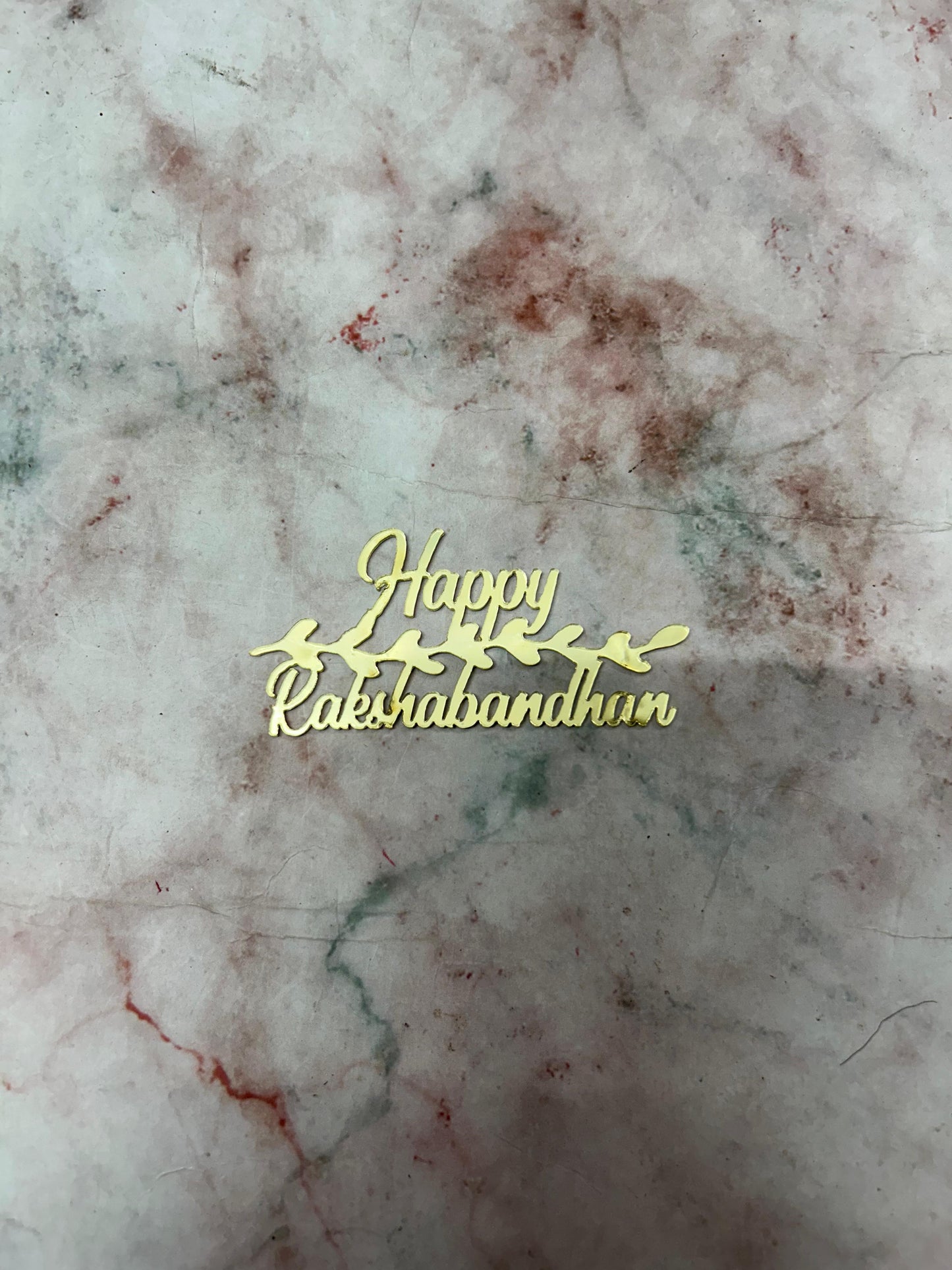 Happy RakshaBandhan Cutout 1 Topper  (Pack of 10pcs)