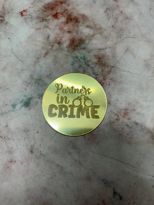 Happy Rakhi Coin Partners In Crime (Pack of 5pcs)