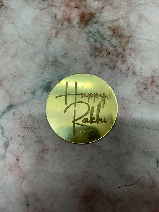 Happy Rakhi Coin 7 (Pack of 5pcs)