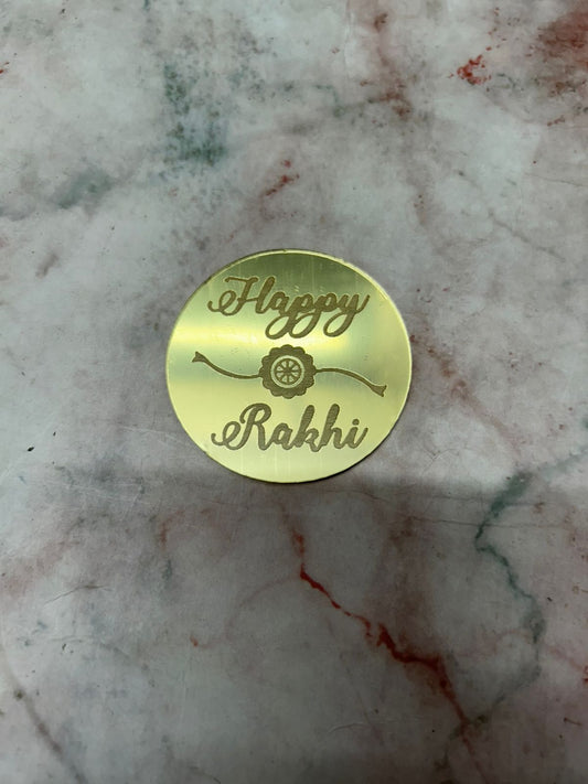 Happy Rakhi Coin 1 (Pack of 5pcs)