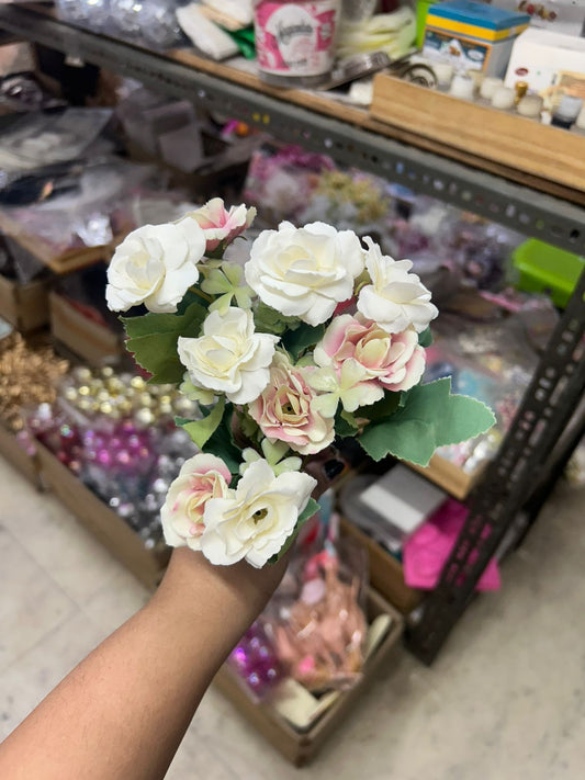 Ombre White Flower Bunch