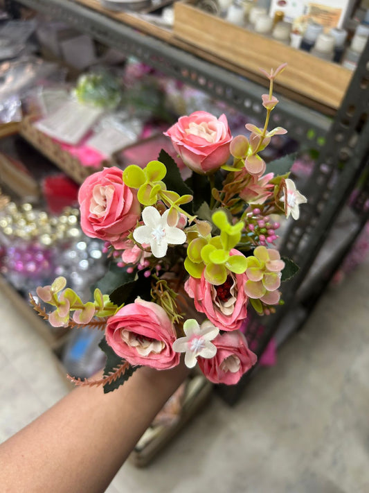 Ombre Pink Flower Bunch