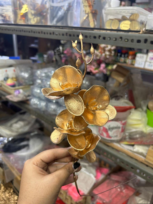 Gold Orchid Flower Bunch