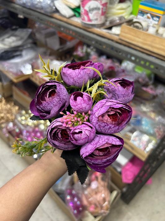 Lilac Peony Flower Bunch