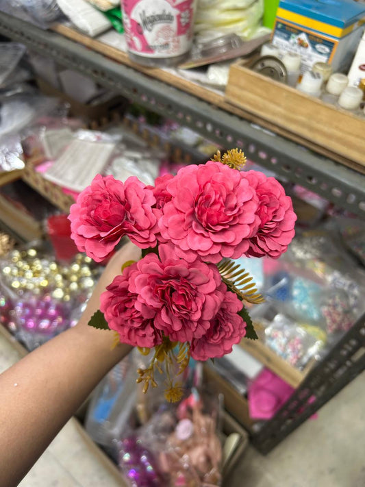 Red Open Flower Bunch