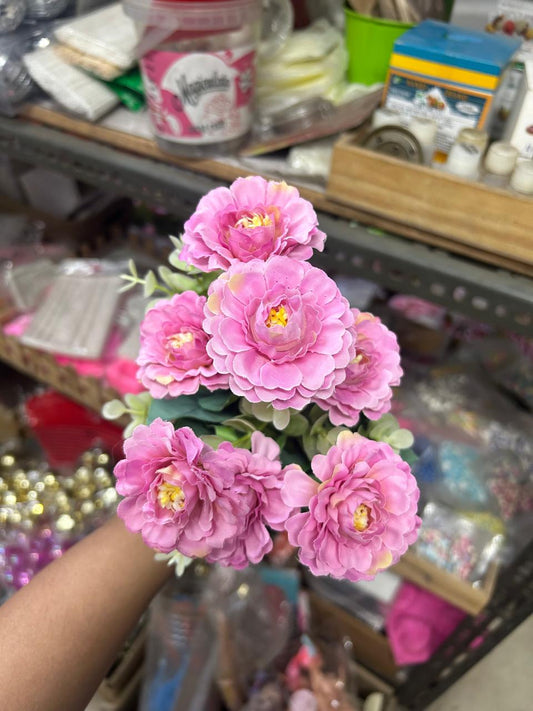 Dark Pink Open Flower Bunch