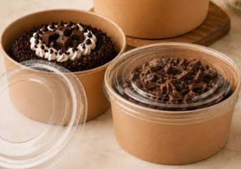 Big Kraft Paper Tubs (Pack of 10pcs)