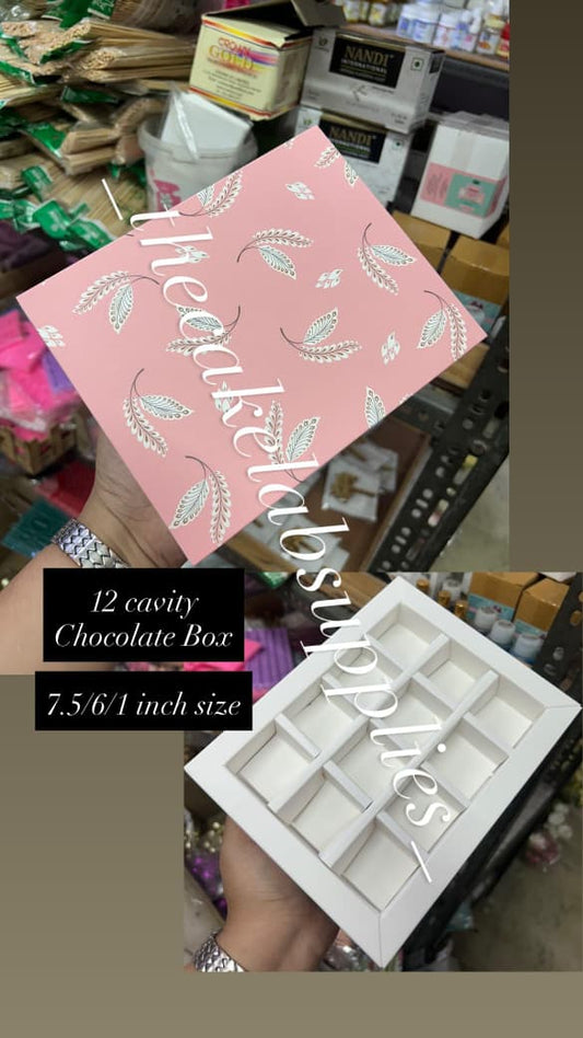 12 Cavity Chocolate Box( Pack Of 10pc )