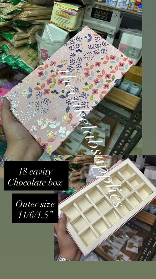 18 Cavity Chocolate Box( Pack Of 5pc )