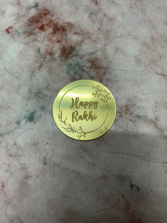 Happy Rakhi Coin 4 (Pack of 5pcs)