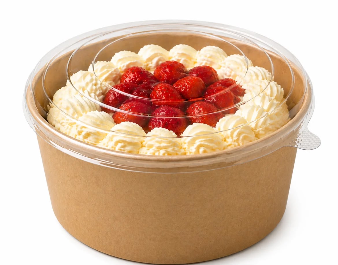 Big Kraft Paper Tubs (Pack of 10pcs)