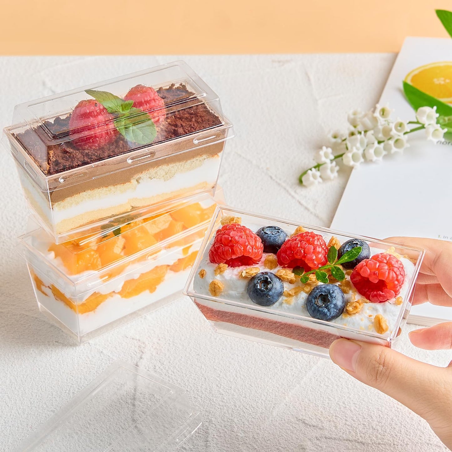 Small Rectangle Tub (Pack of 10pcs)