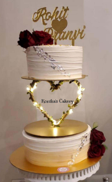 Heart Spacer Cake Stand Metal (High Quality)