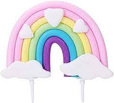 Rainbow Cake Topper.