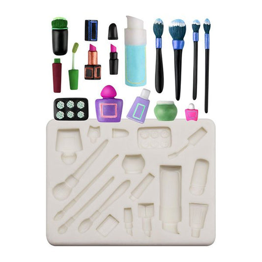 Makeup Theme Fondant Mould 2