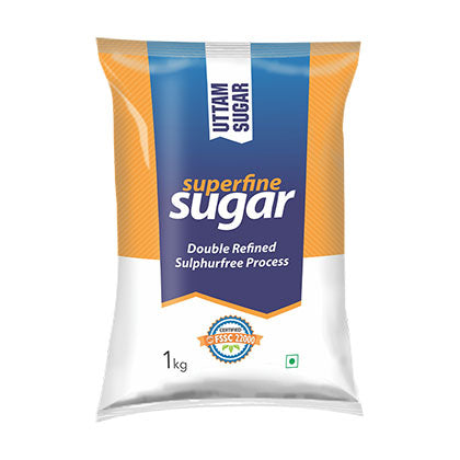 Uttam Sugar - Super Fine Sugar 1kg