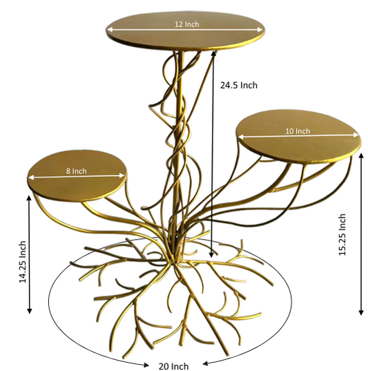 Tree Design Wedding Cake Stand