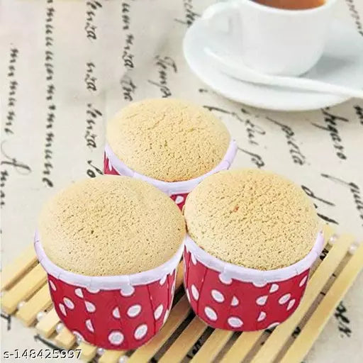 Premium Direct Bake Cupcake Liners Pack of 100pcs