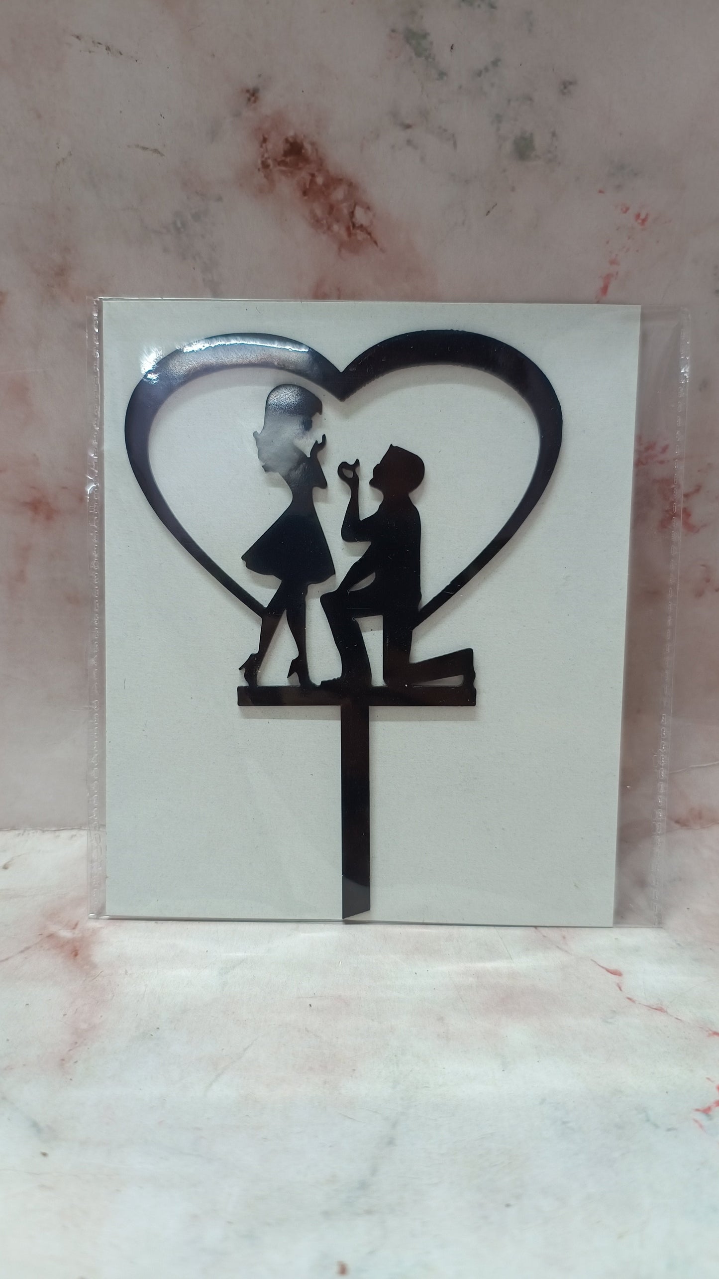 Couple heart topper 3