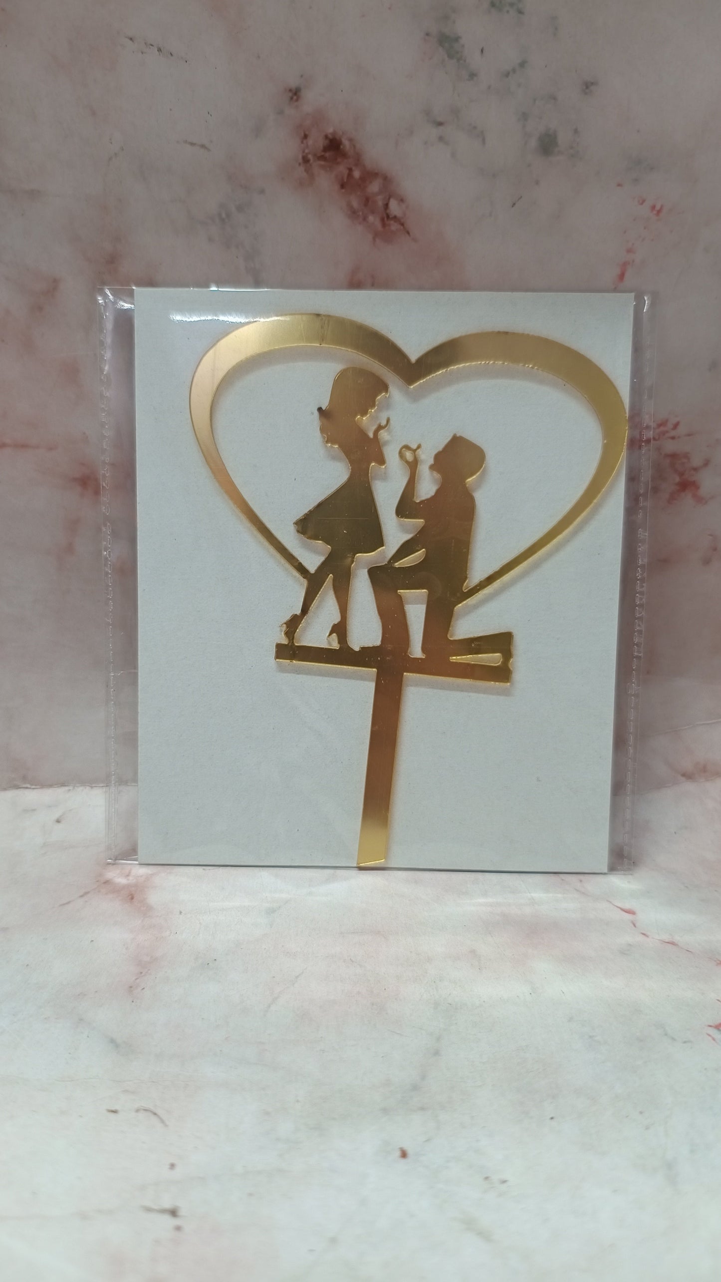 Couple heart topper 3